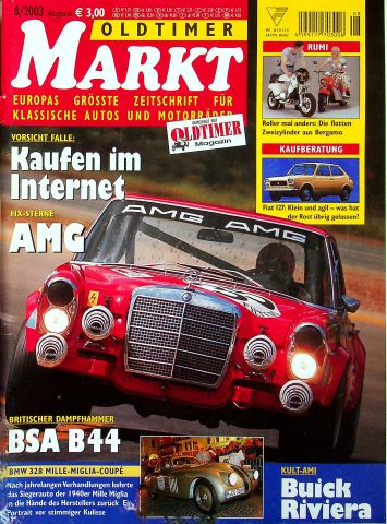 Deckblatt Oldtimer Markt (08/2003)